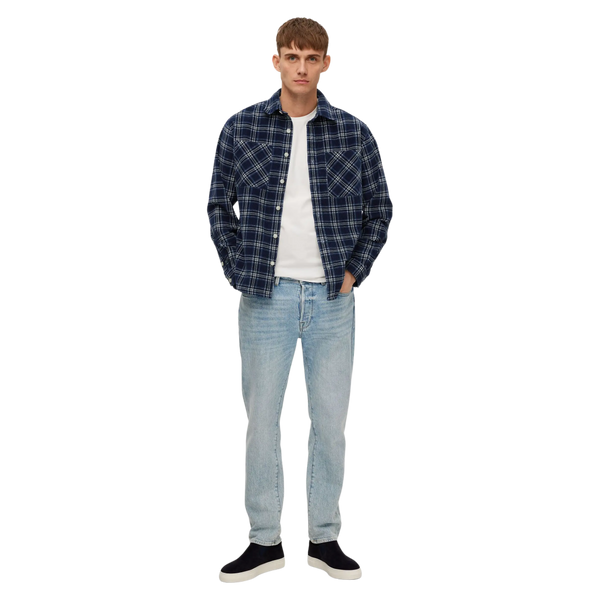 Selected Finn Long Sleeve Cord Overshirt