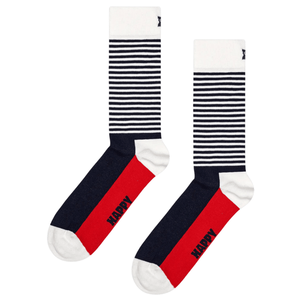Happy Socks 4-Pack Classic Navy Sock