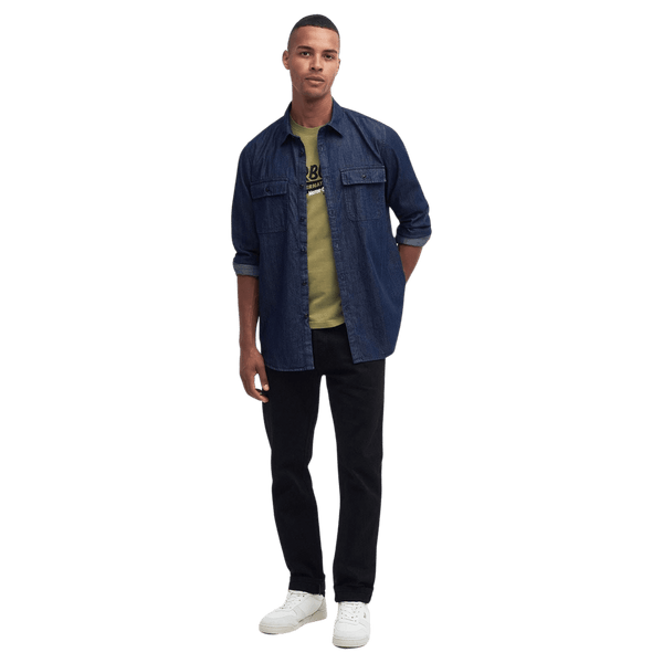 Barbour International Dalston Denim Long Sleeve Shirt
