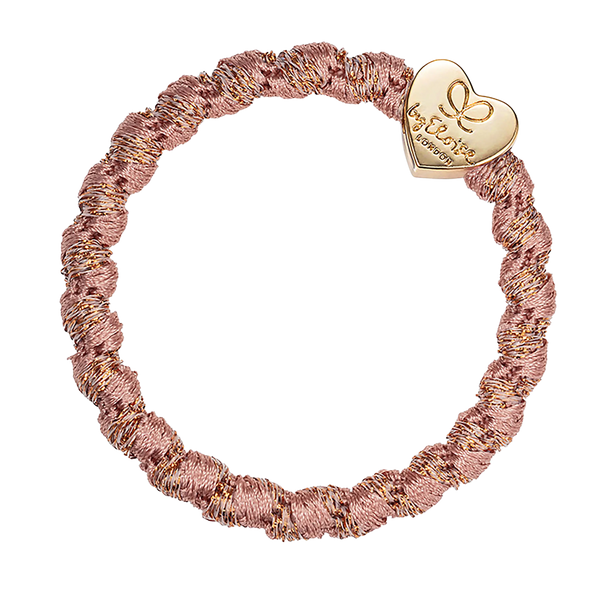 byEloise Gold Heart Woven Hairband for Women