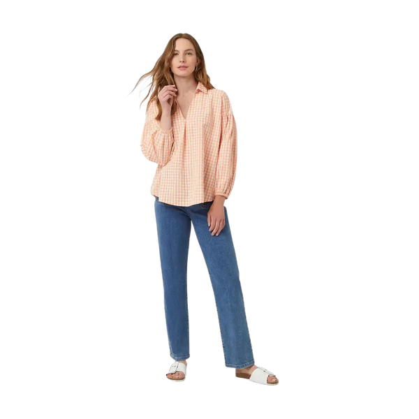 Great Plains Classic Organic Gingham Popover Shirt