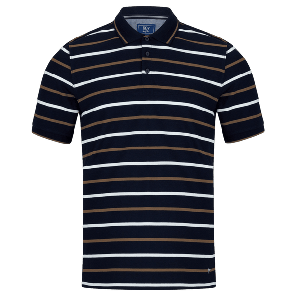 Douglas Multi Stripe Polo Shirt for Men