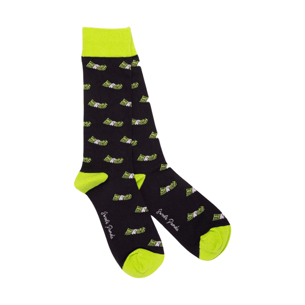 Swole Panda Patterned Bamboo Socks
