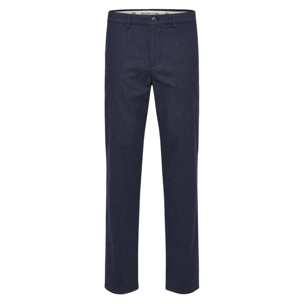 Selected Slim Fit Miles 175 Brushed Trousers for Men