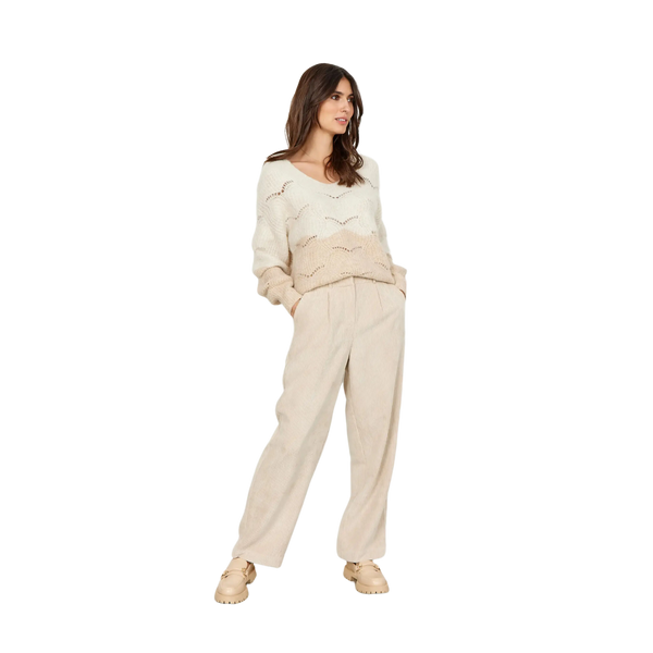 Soya Concept Bindi Velvet Trousers for Women