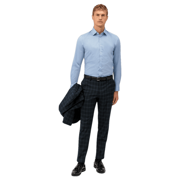 Olymp Formal Shirt for Men in Blue