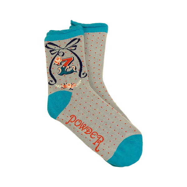 Powder A-Z Ankle Socks for Women