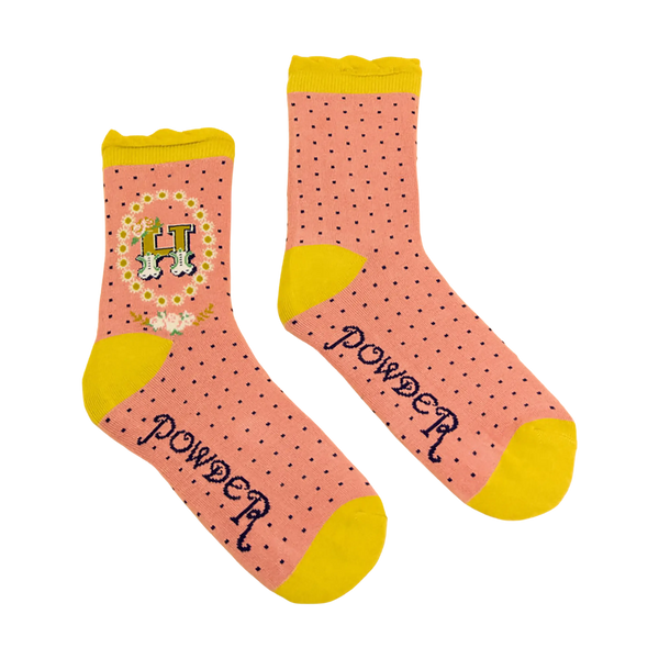 Powder A-Z Ankle Socks for Women