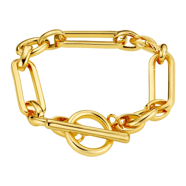 Orelia Jewellery Rectangular Link T-Bar Bracelet for Women
