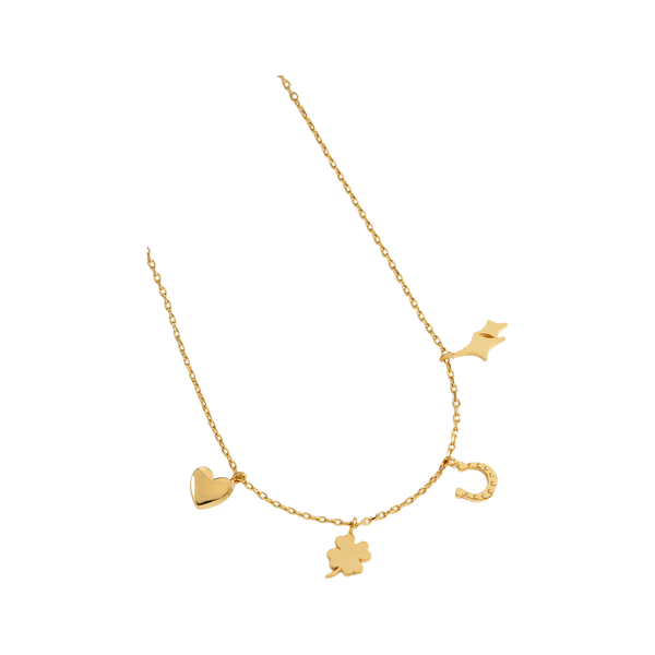 Estella Bartlett Love & Luck Charm Necklace
