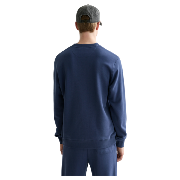 Scotch & Soda Logo Badge Regular Fit Sweatshirt