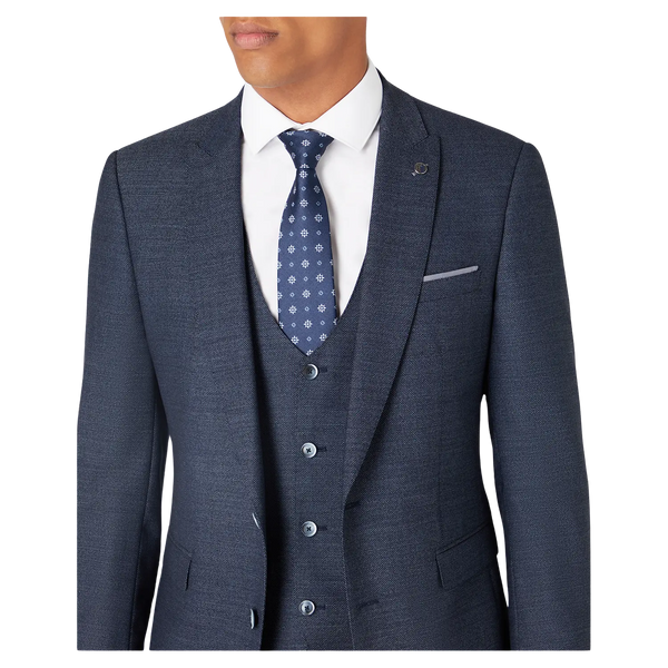 Remus Uomo Birdseye Three Piece Suit for Men