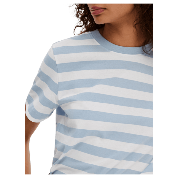 Selected Femme Short Sleeved Striped Boxy Tee for Women