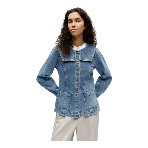 Object Objivy L/s Re Denim Shirt
