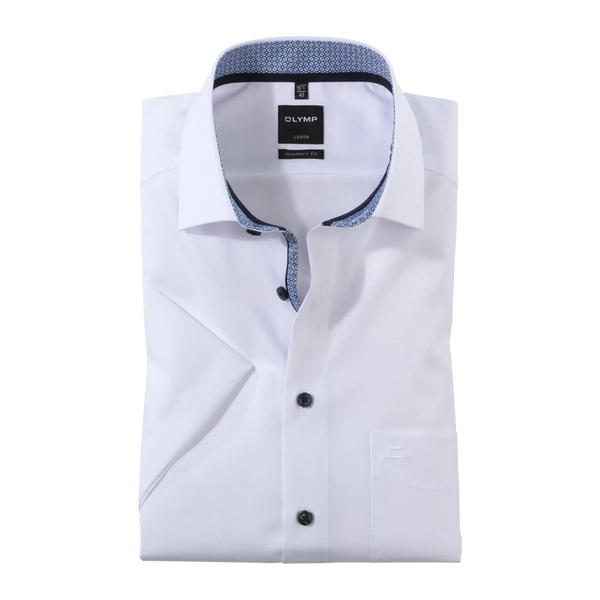 Olymp Luxor Modern Fit Short Sleeve Shirt for Men