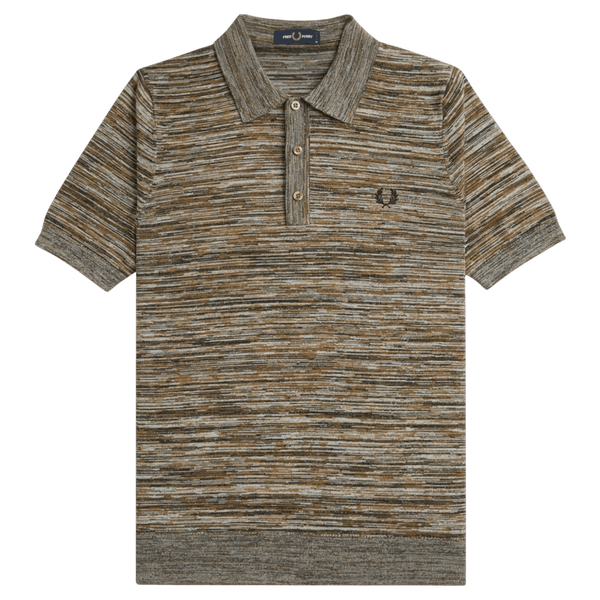 Fred Perry Space Dye Knitted Shirt