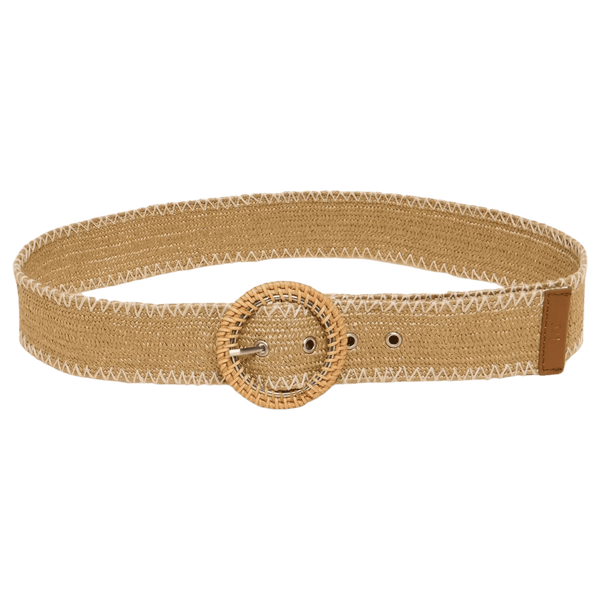 White Stuff Raffia Woven Belt