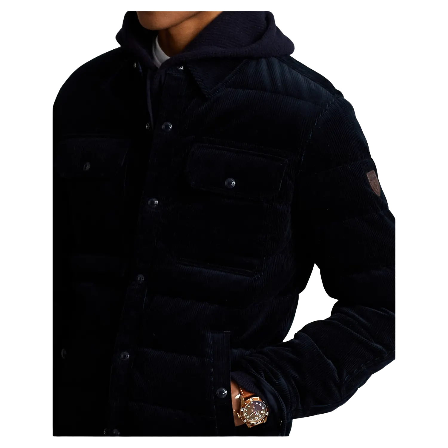 Polo Ralph Lauren Quilted Corduroy Down Jacket Coes