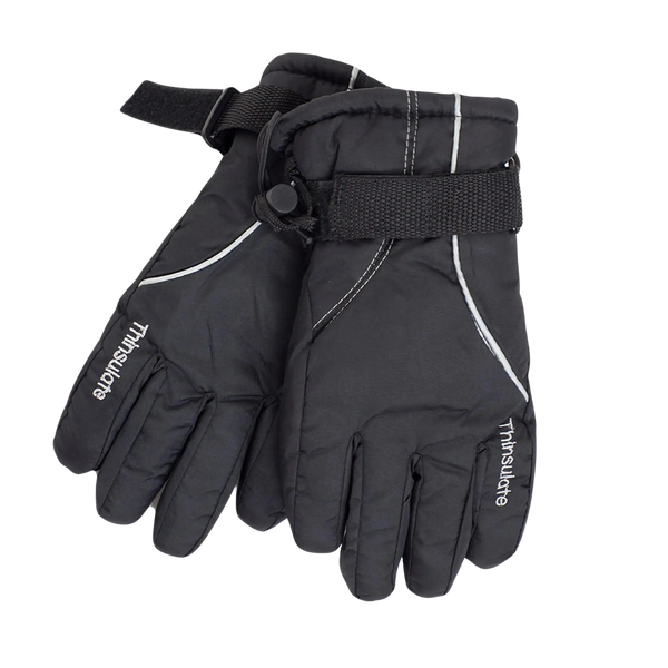 Ski Gloves in Black