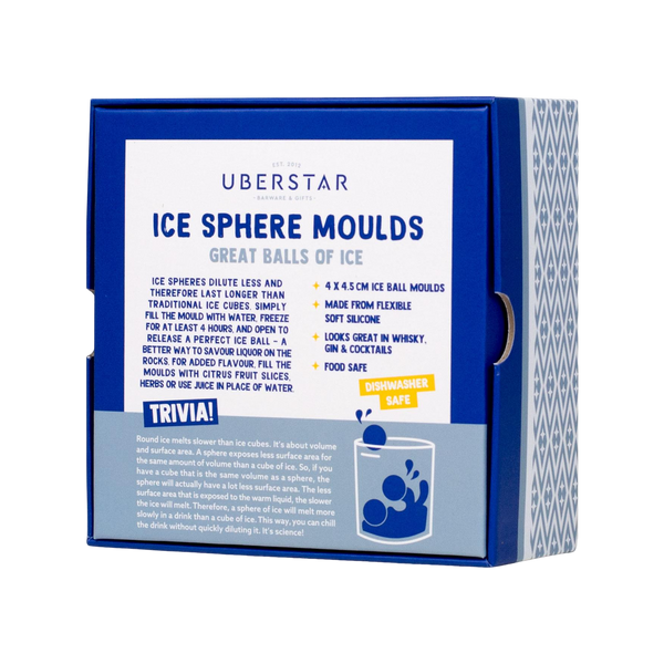 Uberstar Ice Sphere Molds - Set Of 4
