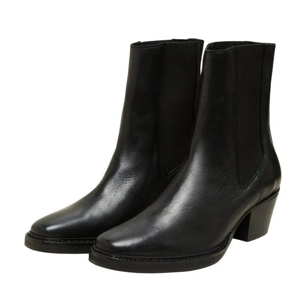 Selected Femme Cece Leather Chelsea Boots for Women