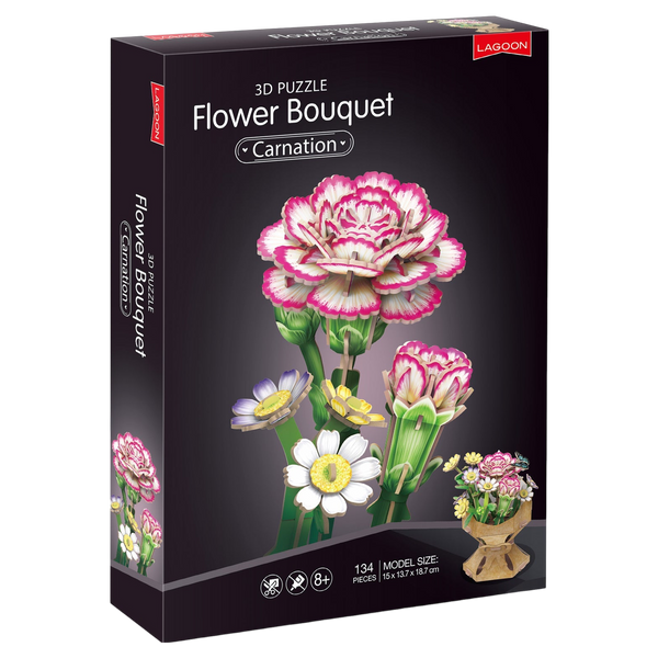 University Games Flower Bouquet - 3d Puzzle