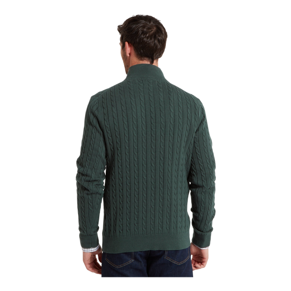 Schoffel Calton Cotton Cashmere Cable 1/4 Zip Jumper