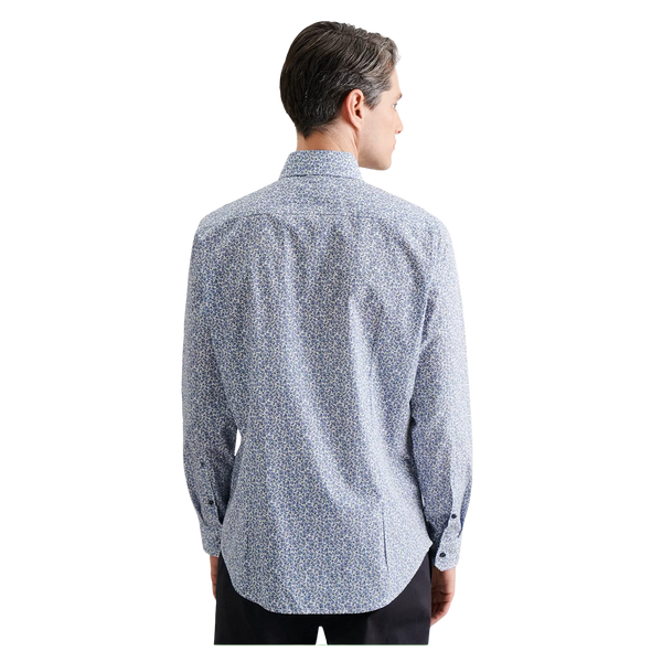 Seidensticker Long Sleeve Tailored Fit Printed Shirt for Men