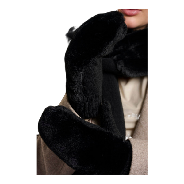 Rino & Pelle Oxo Faux Fur Gloves