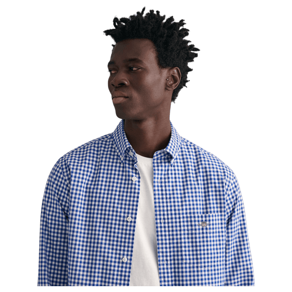 GANT Regular Fit Poplin Gingham Shirt