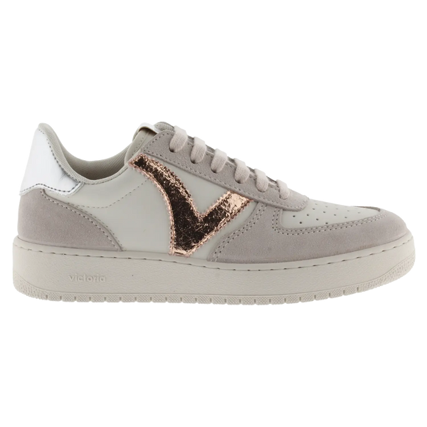 Victoria Madrid Metal & Split Leather Trainers for Women