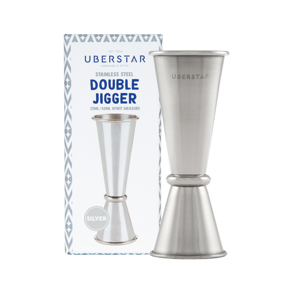 Uberstar Double Jigger Stainless Steel Spirit Measure