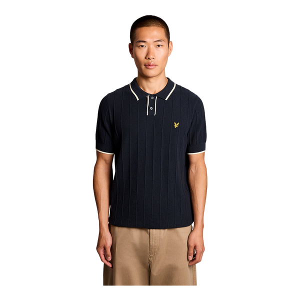 Lyle & Scott Tipped Pique Knitted Polo