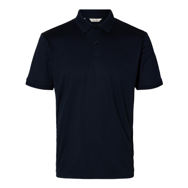 Selected Fave Button Short Sleeve Polo