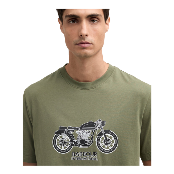 Barbour International Piston Graphic T-shirt