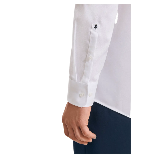 Seidensticker Long Sleeve Regular Fit Structured Finish Shirt
