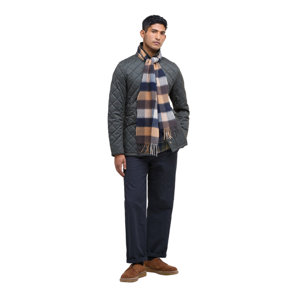 Barbour Lambswool Tattersall Scarf