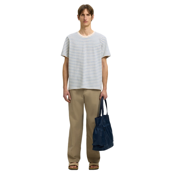 Selected Kevin Stripe Short Sleeve O-neck T-shirt