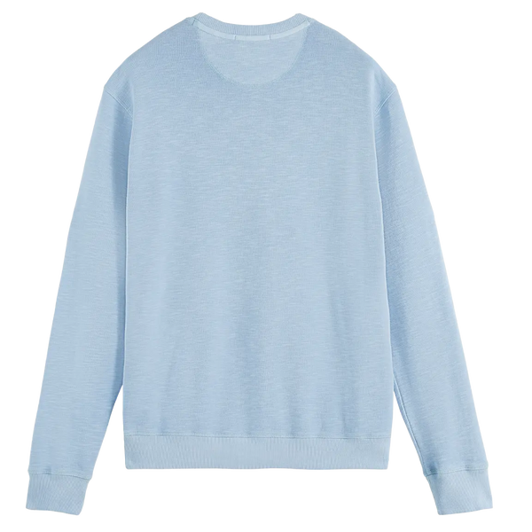 Scotch & Soda Garment Dye Structured Sweatshirt for Men
