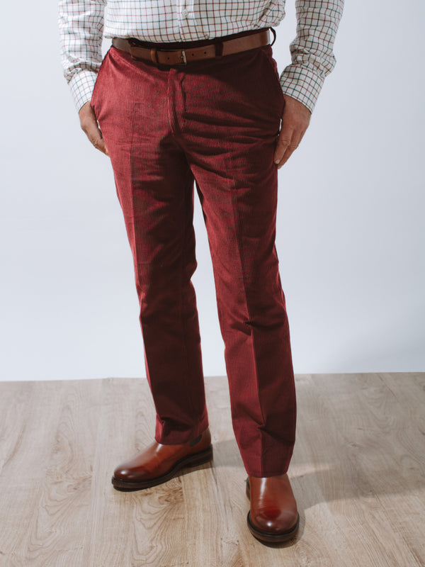 Golding Corduroy Trousers in Wine