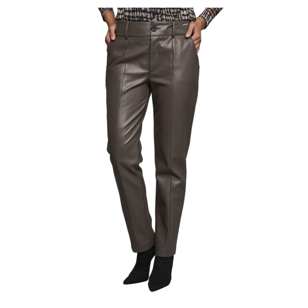Rino & Pelle Menzi Faux Leather Chino Trousers for Women