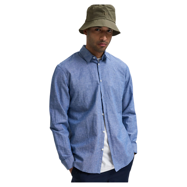 Selected Linen Long Sleeve Shirt for Men