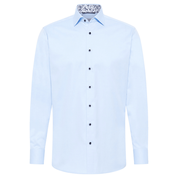 Eterna Formal Long Sleeve Shirt With Trim for Men