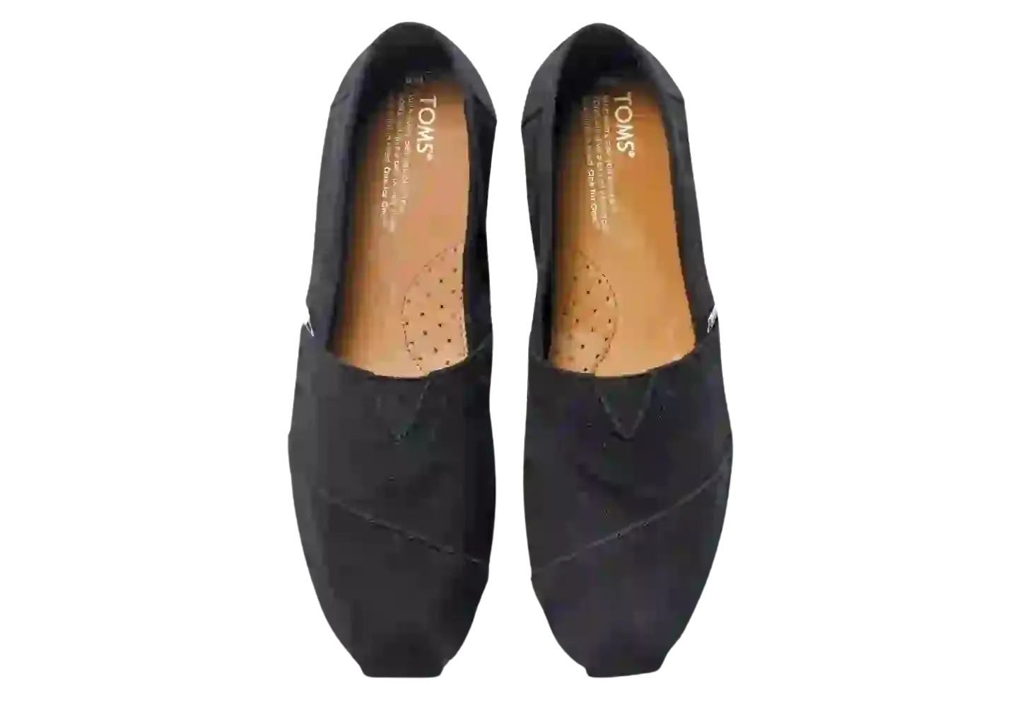 Toms Alpargata Slip on Shoes In Black Coes