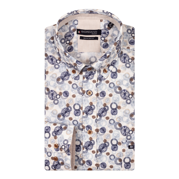 Giordano Short Sleeve Abstract Print Shirt