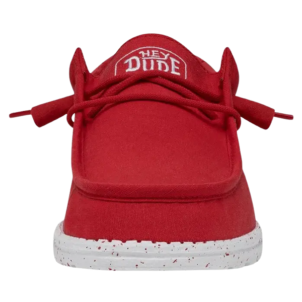 Hey Dude Shoes Wally Slub Canvas Shoe for Men