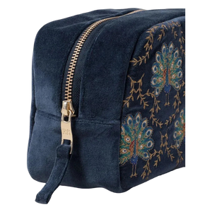 Elizabeth Scarlett Velvet Makeup Bag
