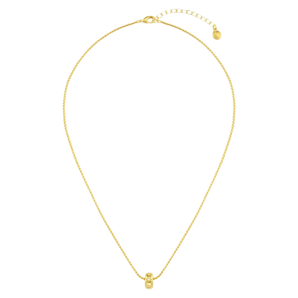Orelia Jewellery Crystal Starburst Thread Through Necklace - 18K Gold Plated