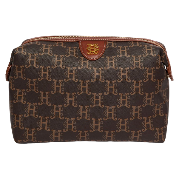 Holland Cooper Wash Bag - Tan Monogram
