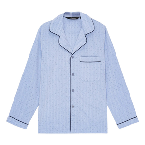 Ambassador Herringbone Pyjamas Boxed - Blue